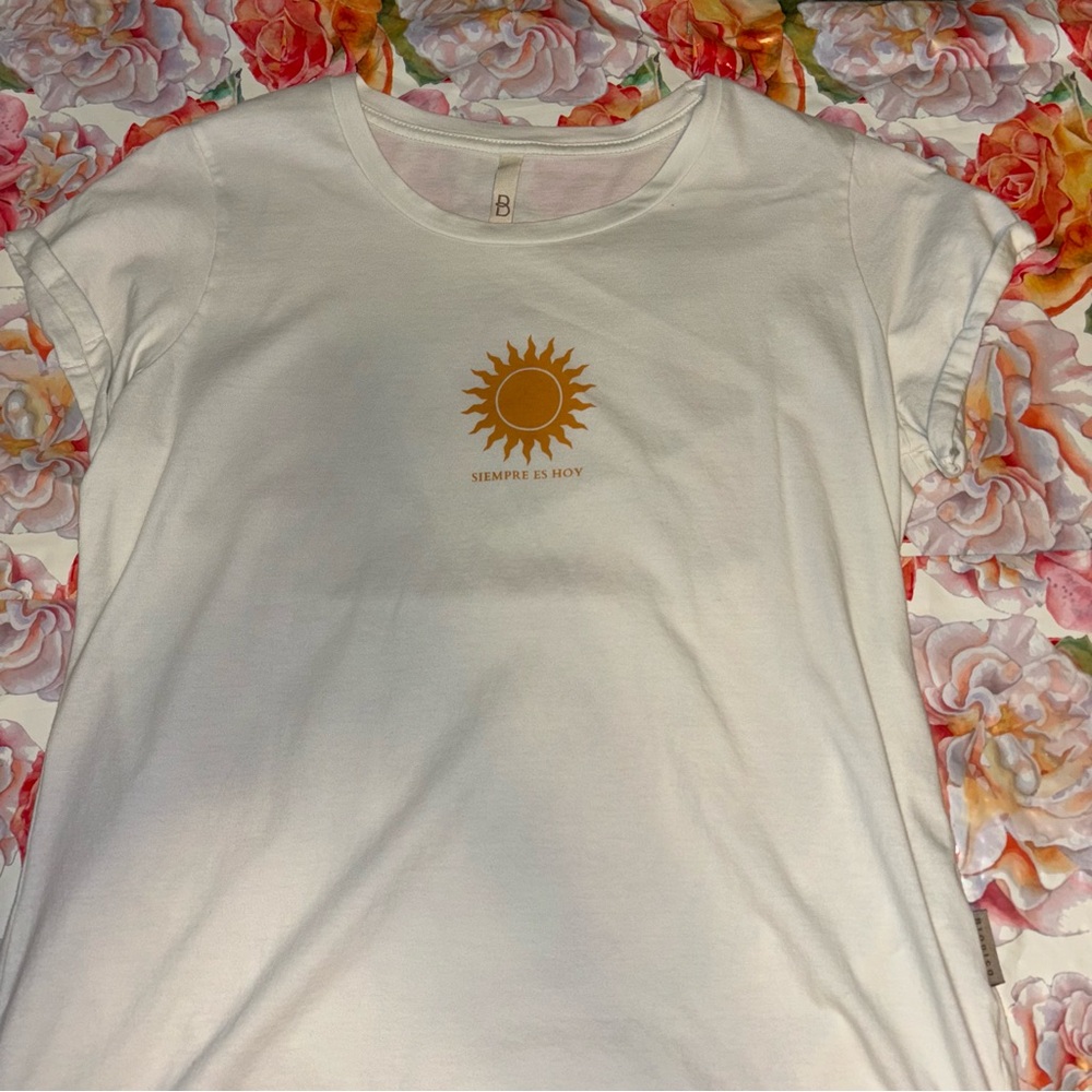 White Graphic Tee